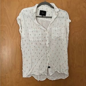 Rails Short Sleeve Pineapple Shirt S